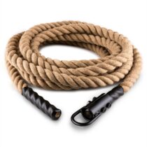 Klarfit Power Rope, 9m/3,8cm, kyvadlové lano s hákmi, stropné pripevnenie