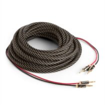 reproduktorový kábel, OFC, medený, 2 x 3,5 mm², 10 m, textilný obal, štandardizovaný